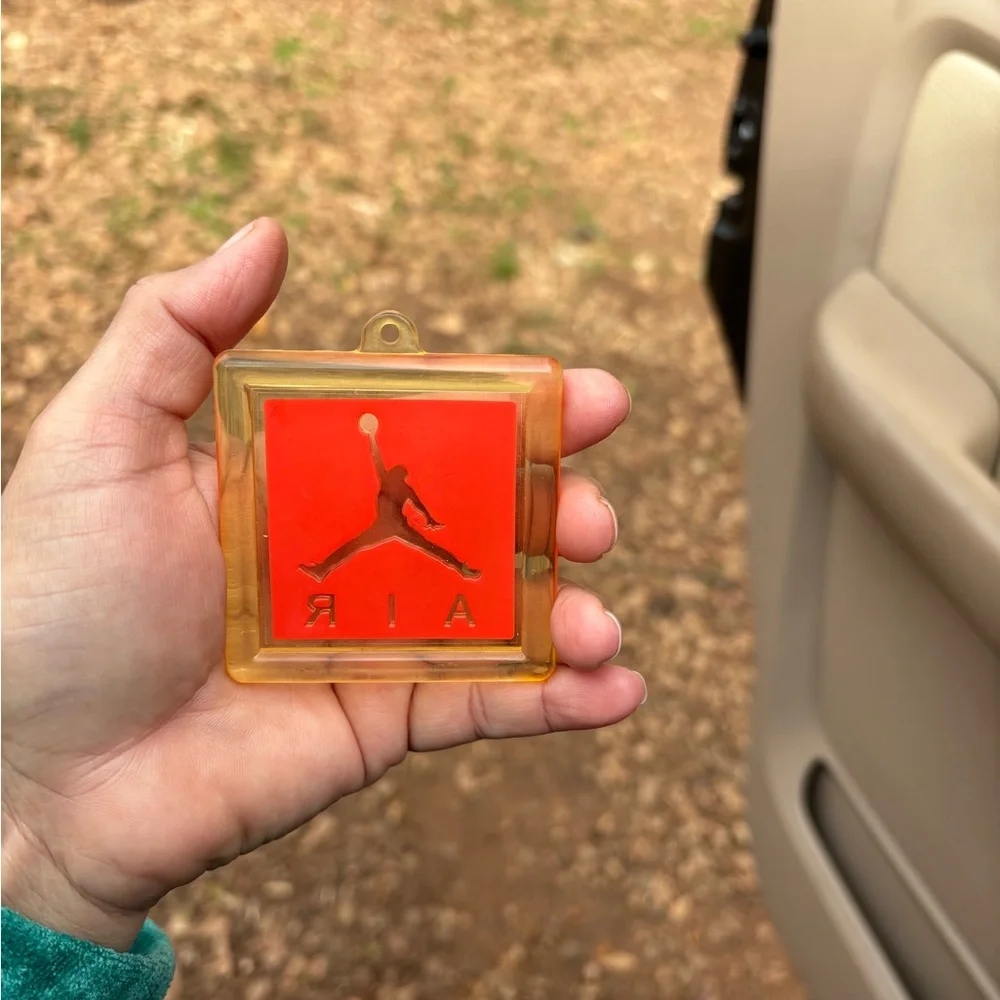 Air Jordan Orange Vintage Keychain